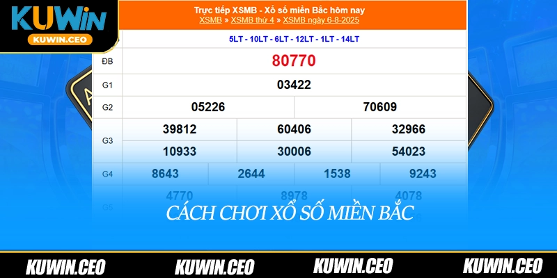 Cách chơi xổ số miền bắc